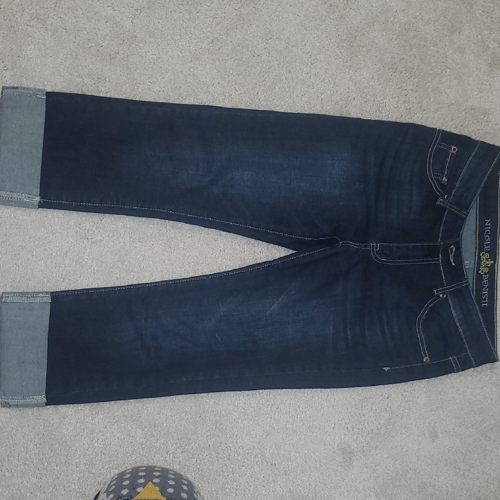 Nicole BENISTI Dark Wash CAPRIS